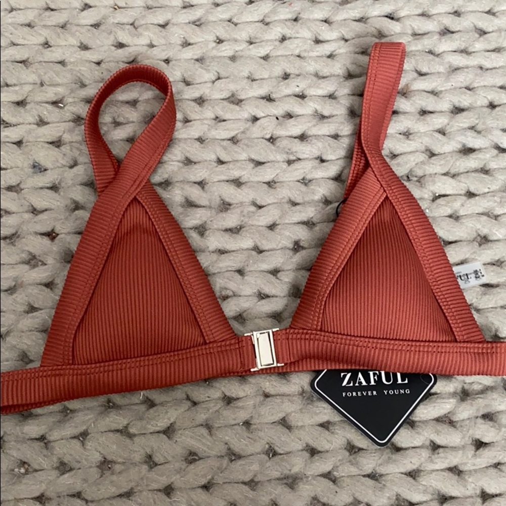 Zaful triangle bikini top